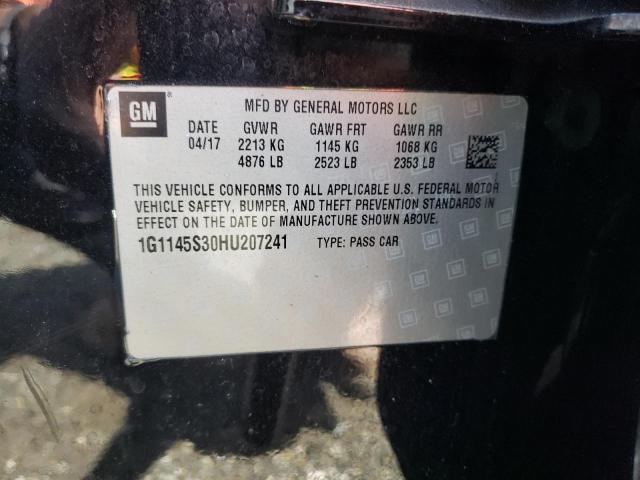 Photo 10 from auction – 2017 CHEVROLET IMPALA PRE with VIN 1G1145S30HU207241