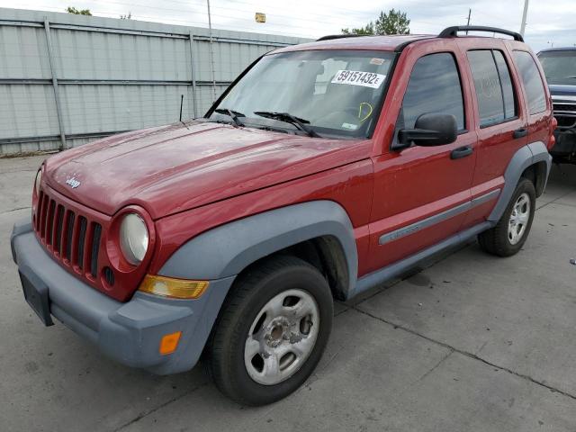 Photo 2 from auction – 2005 JEEP LIBERTY SP with VIN 1J4GK48K95W660672