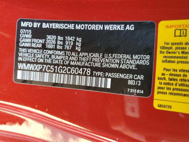 Photo 10 from auction – 2016 MINI COOPER S with VIN WMWXP7C51G2C60478