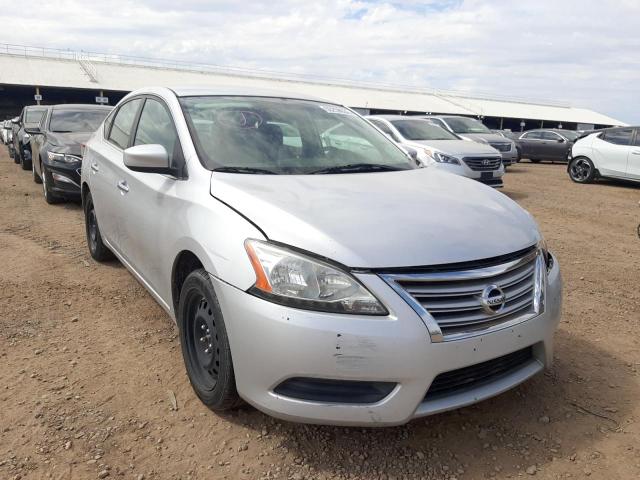 NISSAN SENTRA S 2015 with VIN 3N1AB7AP1FL638792 - Photo from auction