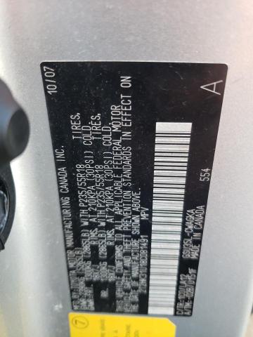 Photo 10 from auction – 2008 LEXUS RX 350 with VIN 2T2HK31U18C081491