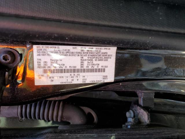 Photo 10 from auction – 2014 FORD FOCUS SE with VIN 1FADP3K23EL366818