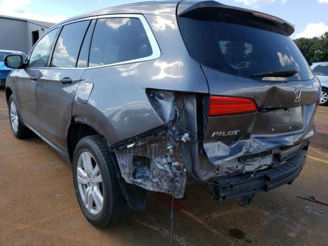 Photo 3 from auction – 2016 HONDA PILOT LX with VIN 5FNYF6H16GB037258