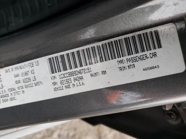 Photo 10 from auction – 2013 CHRYSLER 200 TOURIN with VIN 1C3CCBBB9DN672151
