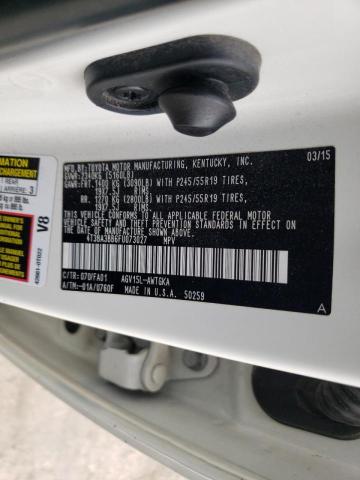Photo 10 from auction – 2015 TOYOTA VENZA LE with VIN 4T3BA3BB6FU073027