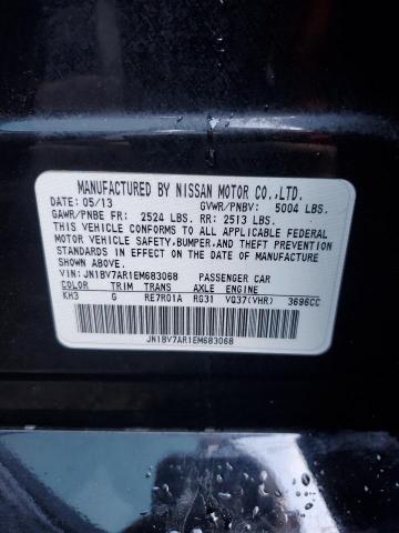 Photo 10 from auction – 2014 INFINITI Q50 BASE with VIN JN1BV7AR1EM683068