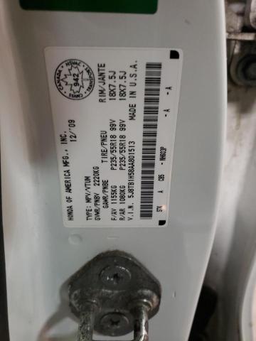 Photo 10 from auction – 2010 ACURA RDX TECHNO with VIN 5J8TB1H58AA801513
