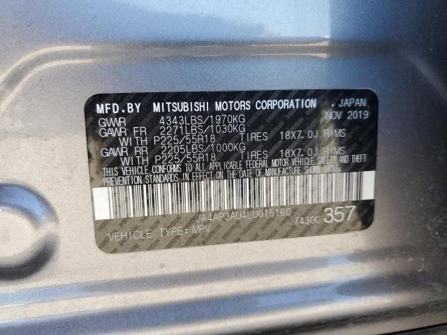 Photo 10 from auction – 2020 MITSUBISHI OUTLANDER with VIN JA4AP3AU4LU015160