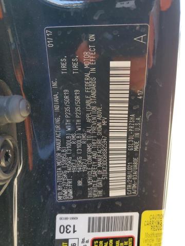 Photo 10 from auction – 2017 TOYOTA SIENNA SE with VIN 5TDXZ3DC6HS825947