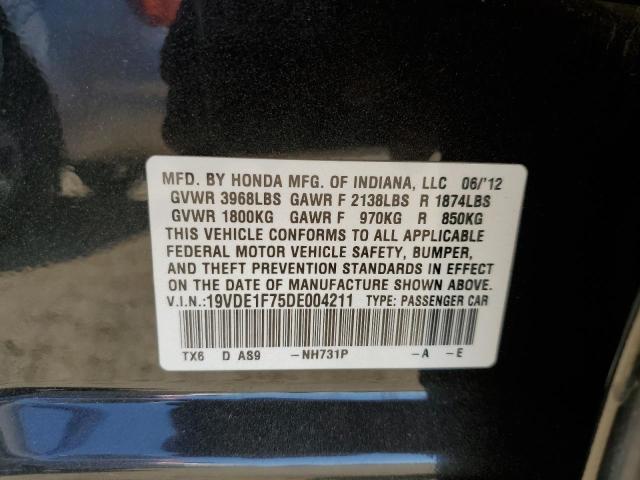 Photo 10 from auction – 2013 ACURA ILX 20 TEC with VIN 19VDE1F75DE004211
