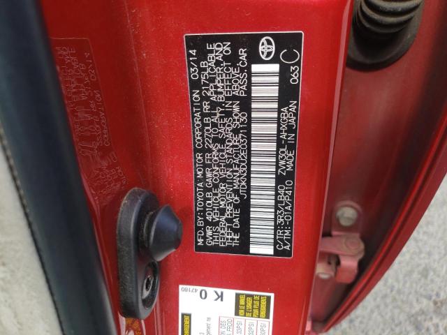 Photo 10 from auction – 2014 TOYOTA PRIUS with VIN JTDKN3DU2E0371130