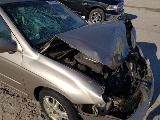 Photo 9 from auction – 2005 KIA SPECTRA LX with VIN KNAFE121855134673