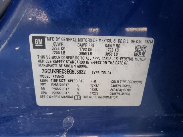 Photo 10 from auction – 2014 CHEVROLET SILVERADO with VIN 3GCUKREC8EG503832