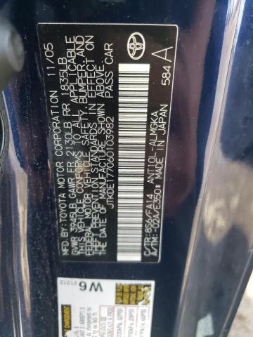 Photo 10 from auction – 2006 TOYOTA SCION TC with VIN JTKDE177060103982