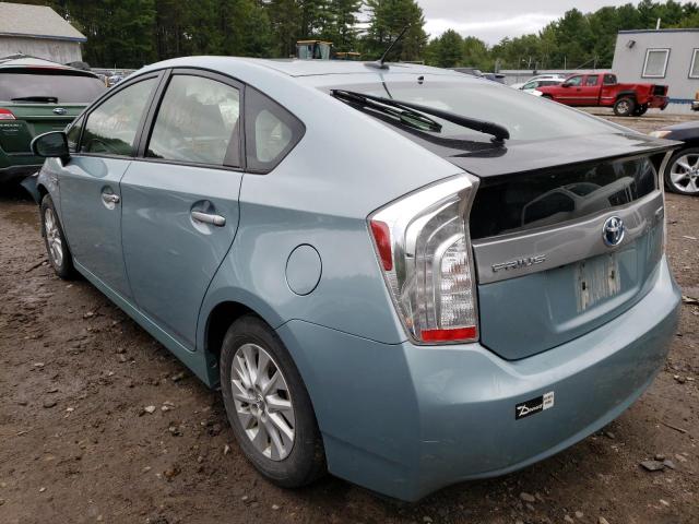 Photo 3 from auction – 2012 TOYOTA PRIUS PLUG with VIN JTDKN3DP8C3028697
