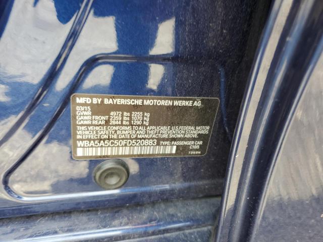 Photo 10 from auction – 2015 BMW 528 I with VIN WBA5A5C50FD520883