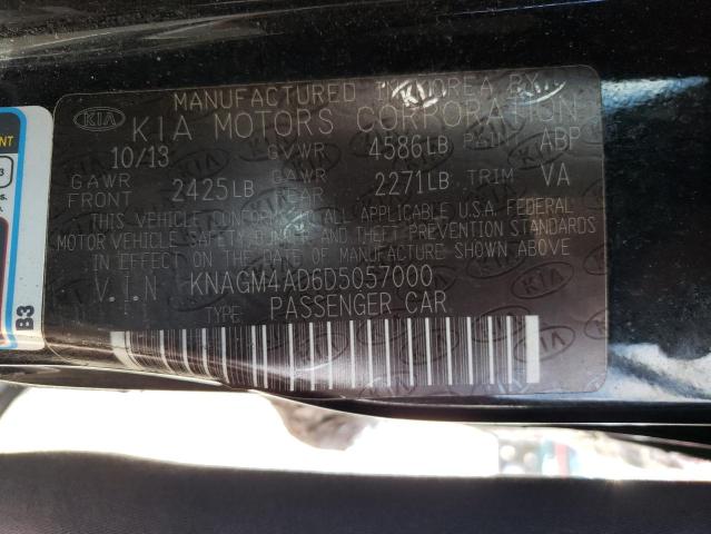 Photo 10 from auction – 2013 KIA OPTIMA HYB with VIN KNAGM4AD6D5057000
