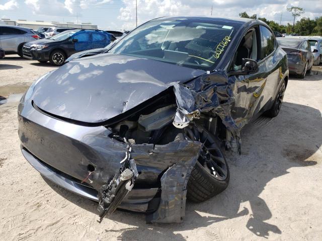 Photo 2 from auction – 2022 TESLA MODEL Y with VIN 7SAYGDEE9NF481565