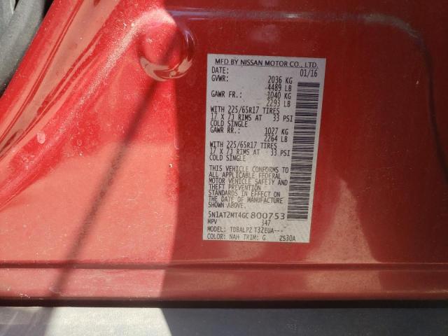 Photo 10 from auction – 2016 NISSAN ROGUE S with VIN 5N1AT2MT4GC800753
