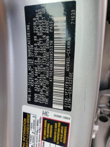 Photo 10 from auction – 2009 TOYOTA CAMRY BASE with VIN 4T1BE46K39U855318