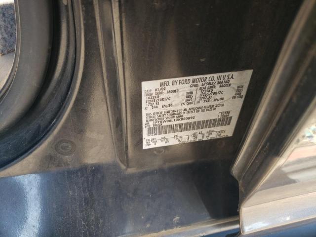 Photo 10 from auction – 2002 FORD F150 SUPER with VIN 1FTRW08L12KB80892