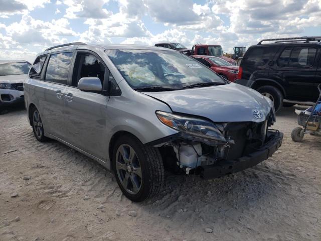 TOYOTA SIENNA SE 2017 with VIN 5TDXZ3DC2HS887488 - Photo from auction