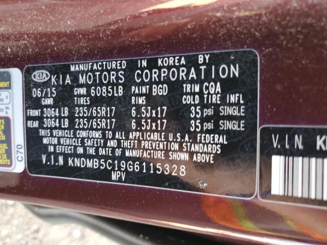 صورة رقم 10 من المزاد - 2016 KIA SEDONA LX مع VIN KNDMB5C19G6115328