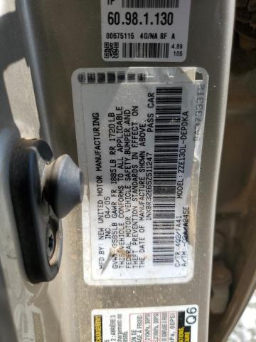 Photo 10 from auction – 2005 TOYOTA COROLLA CE with VIN 1NXBR32E65Z511247