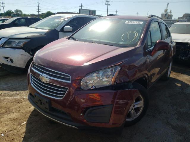 Photo 2 from auction – 2016 CHEVROLET TRAX 1LT with VIN 3GNCJLSB7GL248230