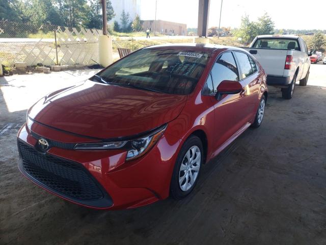 Photo 2 from auction – 2021 TOYOTA COROLLA LE with VIN JTDEPMAE5MJ175380