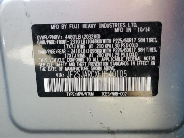 Photo 10 from auction – 2015 SUBARU FORESTER 2 with VIN JF2SJARCXFH540105