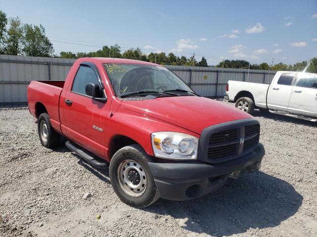 Photo 1 from auction – 2008 DODGE RAM 1500 S with VIN 1D7HA16KX8J176807