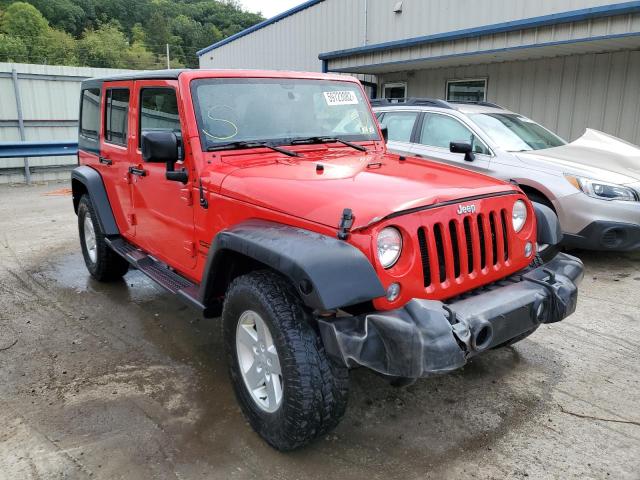 JEEP WRANGLER U 2015 with VIN 1C4BJWDG7FL518601 - Photo from auction