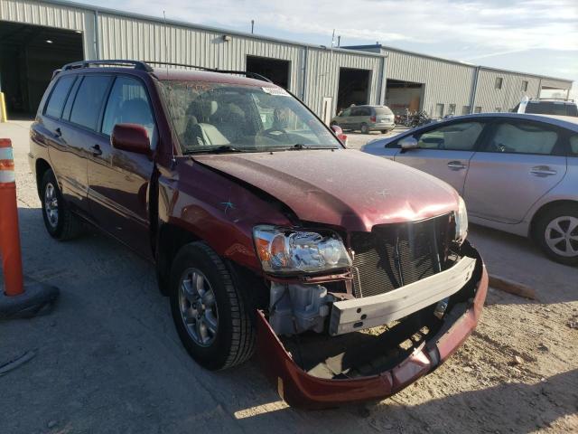 TOYOTA HIGHLANDER 2007 with VIN JTEGP21A170139492 - Photo from auction