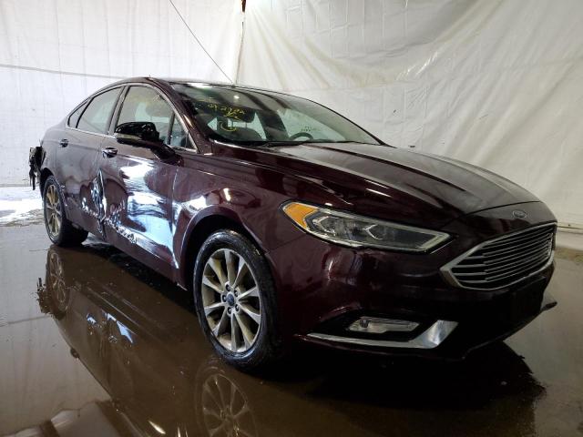 FORD FUSION SE 2017 with VIN 3FA6P0HD4HR173860 - Photo from auction