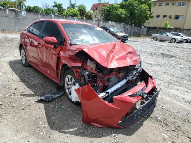 TOYOTA COROLLA LE 2021 with VIN JTDEPMAE4MJ170204 - Photo from auction