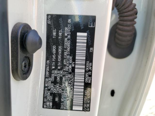Photo 10 from auction – 2016 TOYOTA 4RUNNER SR with VIN JTEBU5JR7G5362911
