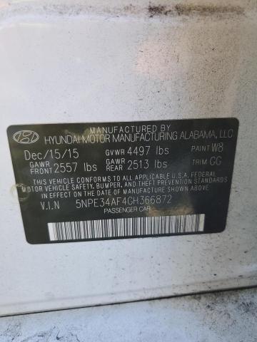Photo 10 from auction – 2016 HYUNDAI SONATA SPO with VIN 5NPE34AF4GH366872