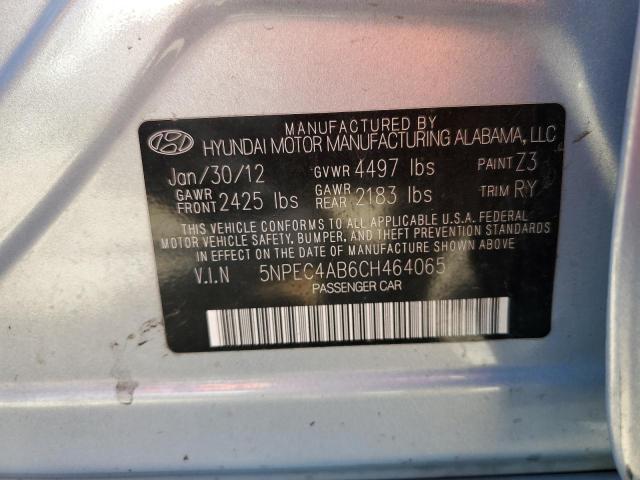 Photo 10 from auction – 2012 HYUNDAI SONATA SE with VIN 5NPEC4AB6CH464065