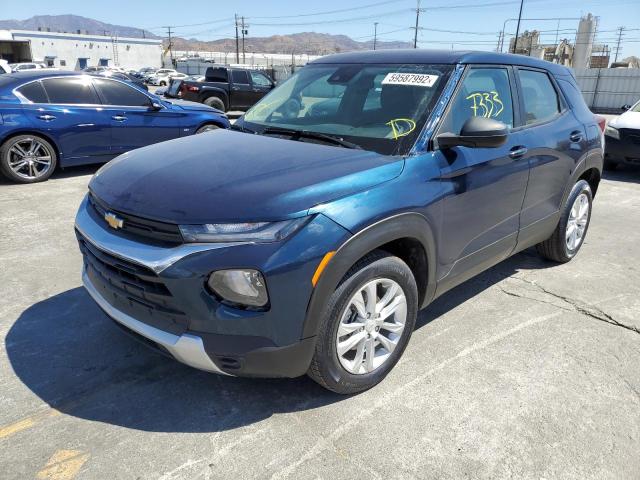 Photo 2 from auction – 2021 CHEVROLET TRAILBLAZE with VIN KL79MMS23MB136454
