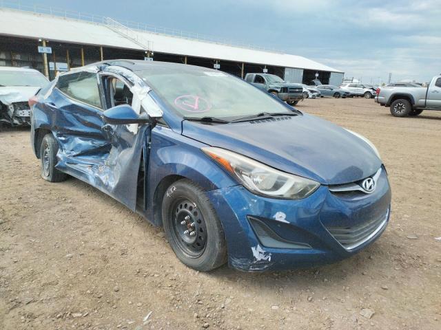 HYUNDAI ELANTRA SE 2016 with VIN 5NPDH4AEXGH701069 - Photo from auction