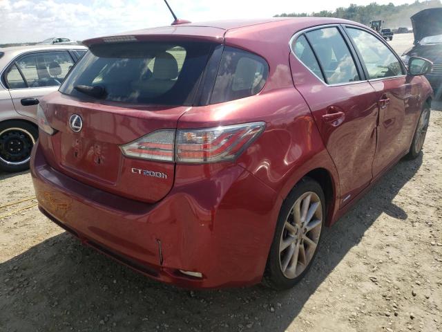 Photo 4 from auction – 2012 LEXUS CT 200 with VIN JTHKD5BH5C2109400