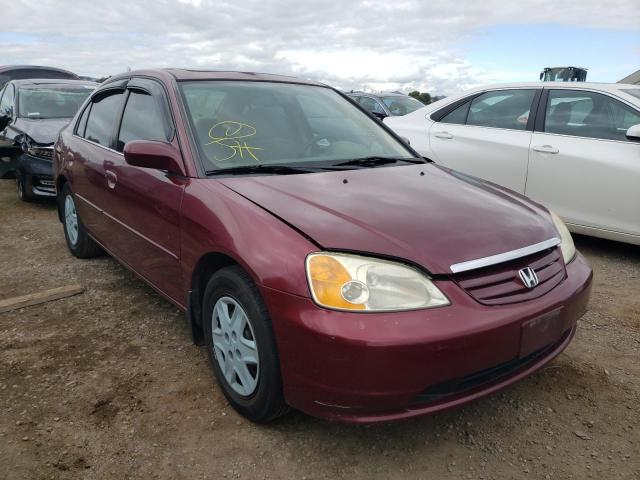 HONDA CIVIC EX 2002 with VIN 2HGES26712H519137 - Photo from auction