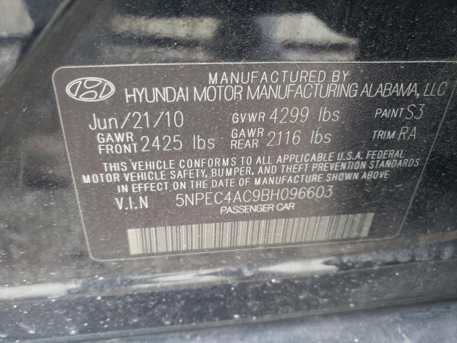 Photo 10 from auction – 2011 HYUNDAI SONATA SE with VIN 5NPEC4AC9BH096603