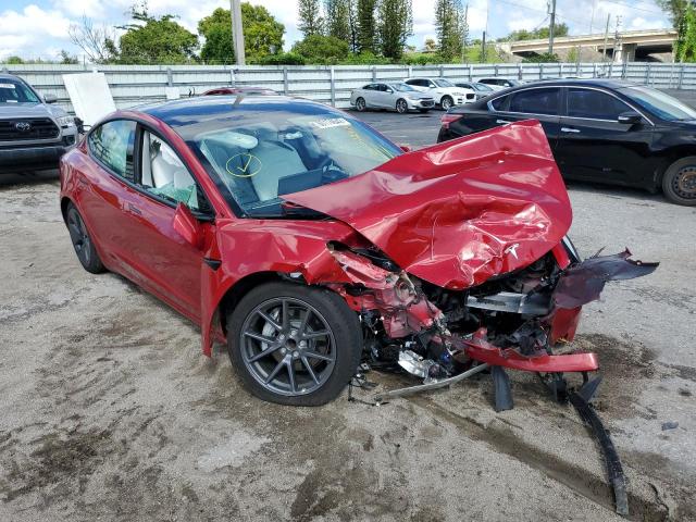 TESLA MODEL 3 2021 with VIN 5YJ3E1EA7MF871202 - Photo from auction