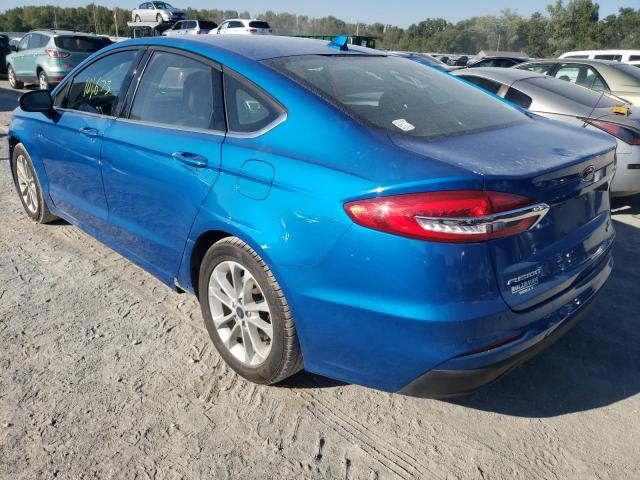 Photo 3 from auction – 2020 FORD FUSION SE with VIN 3FA6P0HD2LR169833