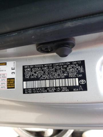 Photo 10 from auction – 2012 TOYOTA SCION TC with VIN JTKJF5C76C3044184