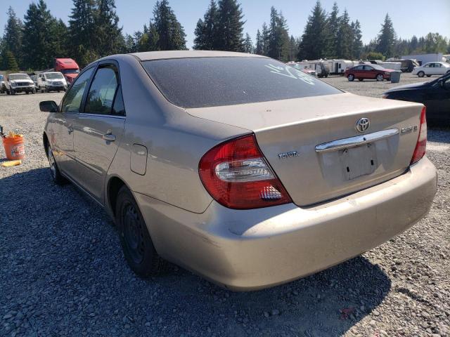 Photo 3 from auction – 2002 TOYOTA CAMRY LE with VIN JTDBE32K720136719