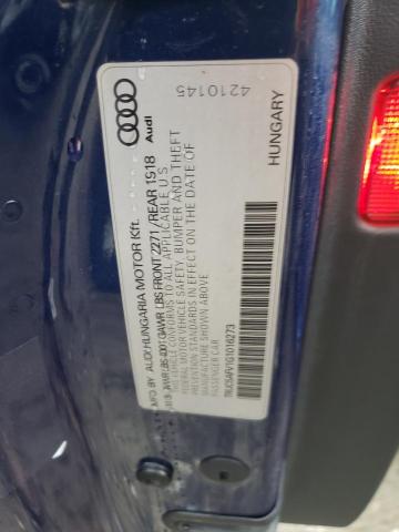 Photo 10 from auction – 2016 AUDI TT with VIN TRUC5AFV1G1016273