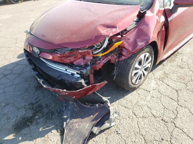 Photo 9 from auction – 2022 TOYOTA COROLLA LE with VIN JTDEAMDE5NJ045355